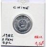 Chine 2 fen 1982 Spl, KM 2 pièce de monnaie