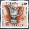 Timbre France Yvert No 1877 Europa, faience de Strasbourg