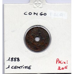 Congo Libre 1 centime 1888 Sup, KM 1 pièce de monnaie