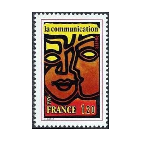 Timbre France Yvert No 1884 la Communication