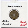 Danemark 10 ore 1924 TTB, KM 822 pièce de monnaie