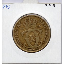 Danemark 2 kroner 1925 TTB, KM 825 pièce de monnaie
