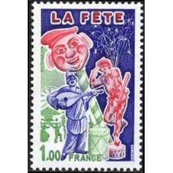 Timbre France Yvert No 1888 La Fête