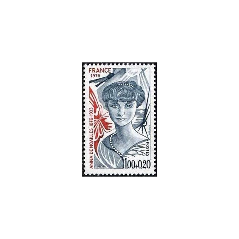 Timbre France Yvert No 1898 Anna de Noailles