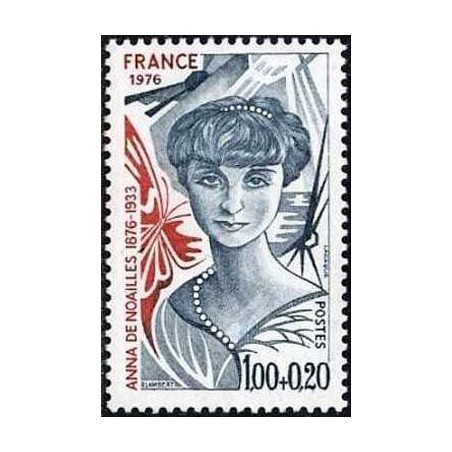 Timbre France Yvert No 1898 Anna de Noailles