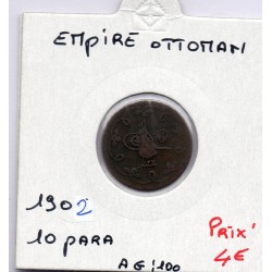 Empire Ottoman 10 para 1293 AH an 27 - 1902 TTB, KM 744 pièce de monnaie