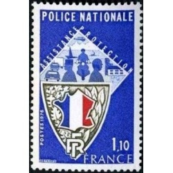 Timbre France Yvert No 1907 Police nationale