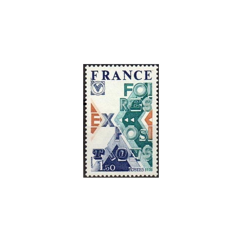 Timbre France Yvert No 1909 Foires expositions