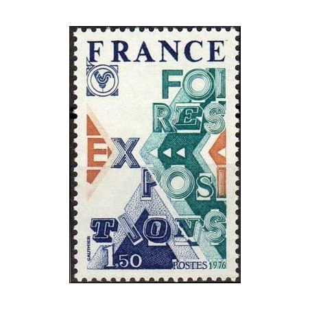 Timbre France Yvert No 1909 Foires expositions