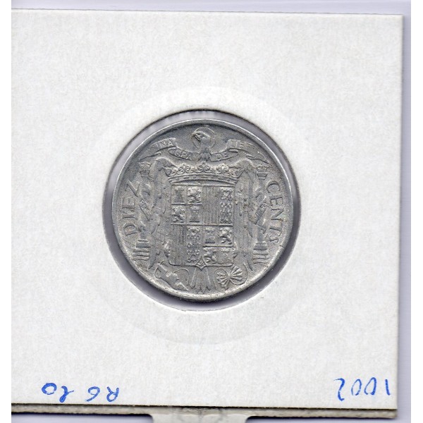 Espagne 10 centimos 1953 Sup, KM 766 pièce de monnaie