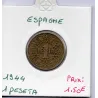Espagne 1 peseta 1944 TTB, KM 767 pièce de monnaie