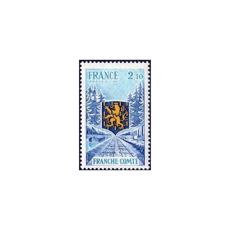 Timbre France Yvert No 1916 Région Franche-Comté