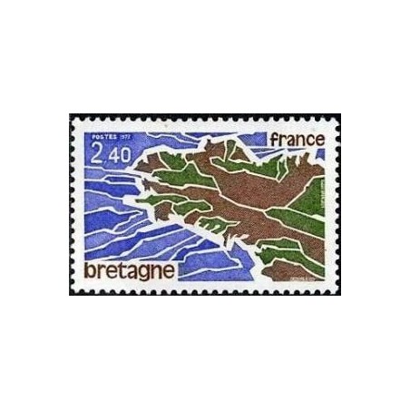 Timbre France Yvert No 1917 Région Bretagne