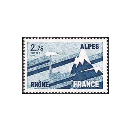 Timbre France Yvert No 1919 Région Rhône-Alpes