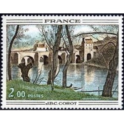 Timbre France Yvert No 1923 Camille Corot, le Pont de Mantes