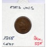 Etats Unis 1 cent 1968 TB, KM 90a pièce de monnaie