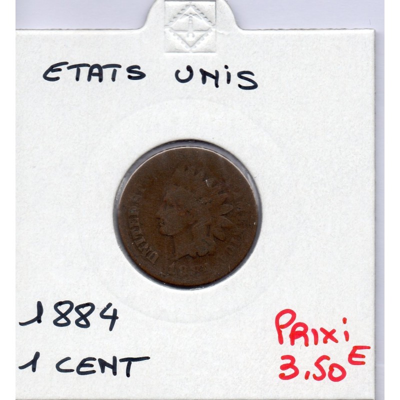 Etats Unis 1 cent 1984 B, KM 90a pièce de monnaie