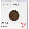 Etats Unis 1 cent 1909 TTB, KM 132 pièce de monnaie