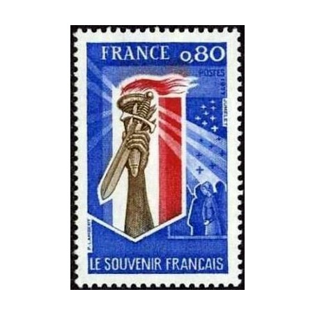 Timbre France Yvert No 1926 Le souvenir français