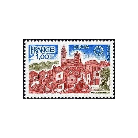 Timbre France Yvert No 1928 Europa, village provençal