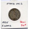 Etats Unis 5 cents 1895  TTB+, KM 112 pièce de monnaie