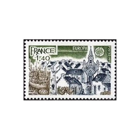 Timbre France Yvert No 1929 Europa, Port breton