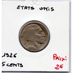 Etats Unis 5 cents 1926 TTB, KM 134 pièce de monnaie