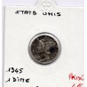 Etats Unis dime 1945 TTB+, KM 140 pièce de monnaie