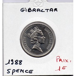 Gibraltar 5 pence 1988 Sup, KM 22.1 pièce de monnaie