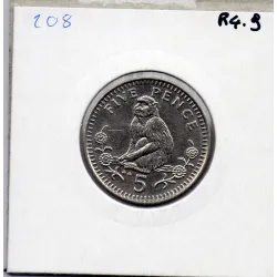 Gibraltar 5 pence 1988 Sup, KM 22.1 pièce de monnaie