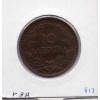 Grece 10 Lepta 1882 A Paris TTB, KM 55 pièce de monnaie