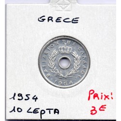 Grece 10 Lepta 1954 SPL, KM 78 pièce de monnaie