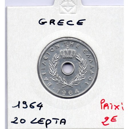 Grece 20 Lepta 1964 Sup, KM 79 pièce de monnaie