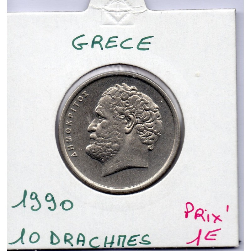 Grece 10 Drachmai 1990 Sup, KM 119 pièce de monnaie