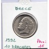 Grece 10 Drachmai 1992 Sup, KM 119 pièce de monnaie