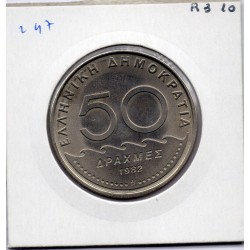 Grece 50 Drachmai 1982 Sup, KM 134 pièce de monnaie