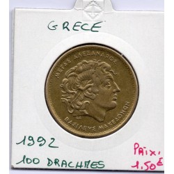Grece 100 Drachmai 1992 TTB, KM 159 pièce de monnaie