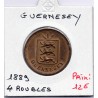 Guernesey 4 Doubles 1889 Sup, KM 5 pièce de monnaie