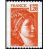 Timbre France Yvert No 1981B Roulette type Sabine