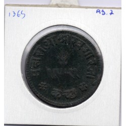 Inde Kutch 3 dokda 1894 TB, KM Y33.1 pièce de monnaie