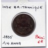 Inde Britannique 1/4 anna 1835 TTB-, KM 446 pièce de monnaie