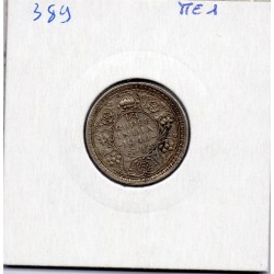Inde Britannique 1/4 rupee 1944 TB, KM 547 pièce de monnaie