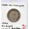 Inde Britannique 1/2 rupee 1943 TTB-, KM 551 pièce de monnaie
