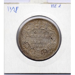 Inde Britannique 1 rupee 1901 TTB, KM 492 pièce de monnaie