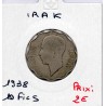Irak 10 fils 1938 B, KM 103a pièce de monnaie