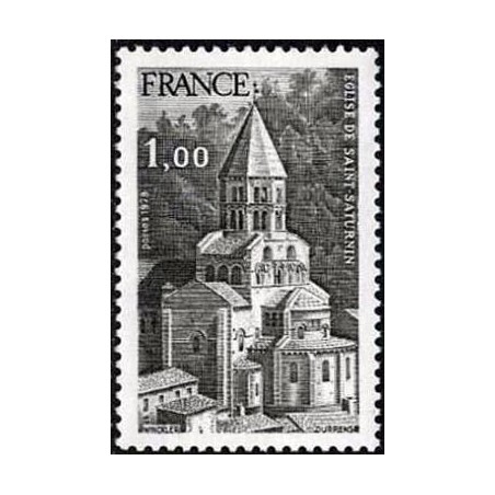 Timbre France Yvert No 1998 Eglise de saint Saturnin