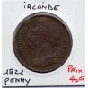 Irlande 1 penny 1822 TTB, KM 151 pièce de monnaie