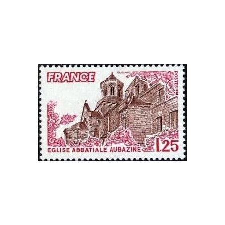 Timbre France Yvert No 2001 Eglise abbatiale Aubazine