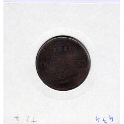 Italie Lombardie Venetie 3 centessim 1822 M B+, KM C2.2 pièce de monnaie