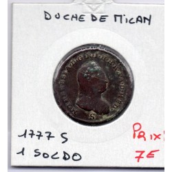 Italie Milan 1 soldo 1777, KM 186 pièce de monnaie